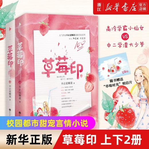 草莓印书上下全2册不止是颗菜甜文青春文学校园都市言情小说甜宠 商品图0