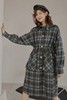 amadella 格纹披肩两穿外套 10204【不含腰带、皮质衣领】 商品缩略图3