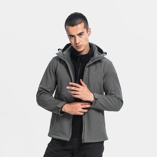 【硬核科技三防 强悍军工品质】鹰爪行动科技功能外套全新软壳冲锋衣plus 抓绒保暖 锁温防水 优选 新国货 商品图13