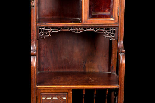 独角鹿西洋古董家具19世纪法国出品Viardot风格木制镶嵌展示柜 商品图2