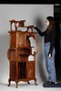 独角鹿西洋古董家具1890年代法国胡桃木珍贵材质展示柜立柜 商品缩略图4