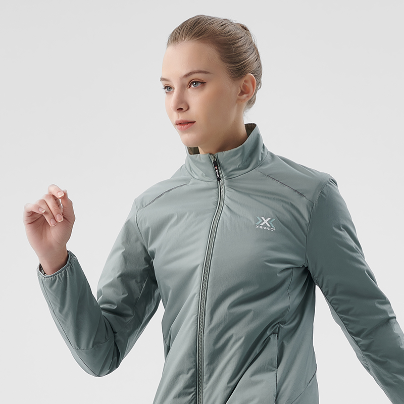 X-BIONIC 海狸超轻立领棉服 女秋冬运动户外保暖外套金标P棉22748
