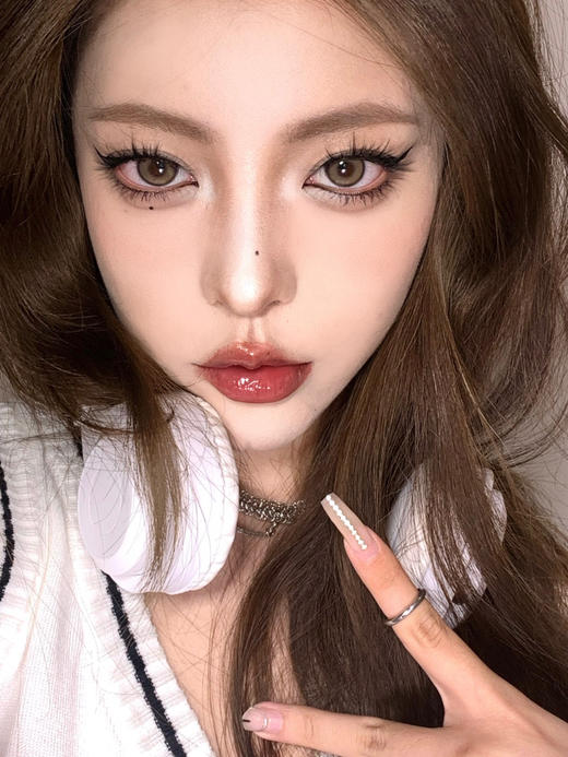 半年抛/日抛双版本：麦芽糖 O-12 | 半年抛是4youthcon / 日抛是oceangirl 大直径14.5 着色13.9 (完整的选款色板在详情页内 同品牌多副更划算) ：混血美瞳 商品图9