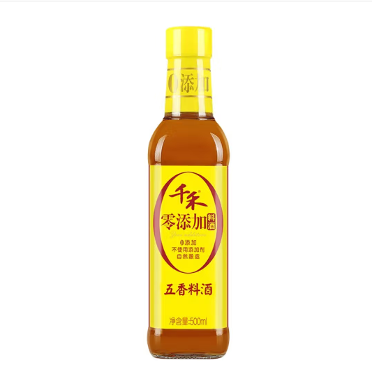 千禾零添加五香料酒500ml