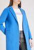 sandro 经典蓝色翻领大衣 9720 商品缩略图3