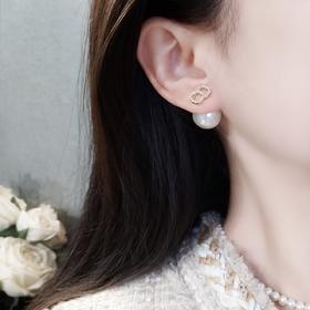 D奥大珍珠耳钉