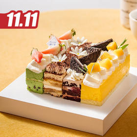 仅此一天秒杀【欢乐四重奏】一个蛋糕四种口味，每一种都经典（福州）