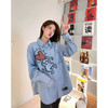 牛仔衬衫女早秋2021年新款复古港风长袖衬衣宽松休闲百搭外套上衣 商品缩略图0
