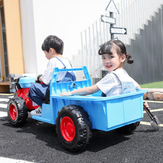 贝多奇 儿童拖拉机玩具车可坐人儿童电动车四轮电动汽车 BDQ 商品图4