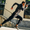 飞比特男士紧身腰包长裤运动跑步马拉松竞技裤手机水壶裤子 商品缩略图3