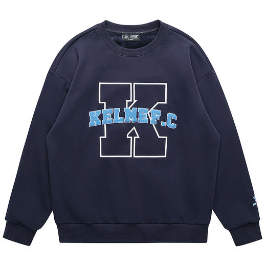 卡尔美圆领卫衣男2022秋冬新款长袖宽松圆领T恤男士上衣 商品图4