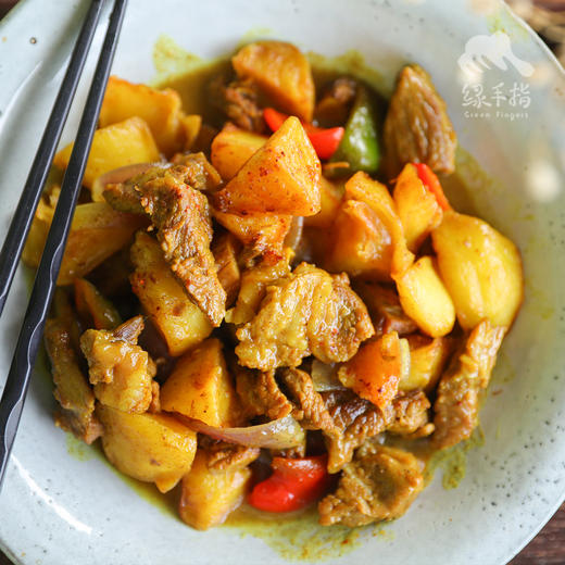 方野· 咖喱土豆焖牛腩| 绿家自产 *TaroStewed Curry Potato with Beef | Self-production 商品图1