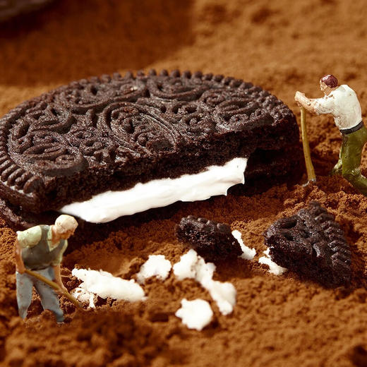 纳宝帝巧克力夹心曲奇饼干120g 商品图1