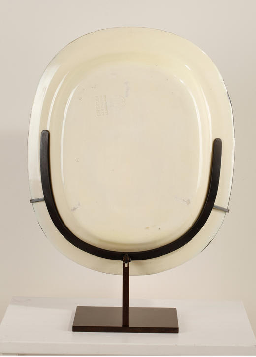 独角鹿西洋古董西班牙大师毕加索与Madoura工坊合作装饰陶盘花束 商品图4