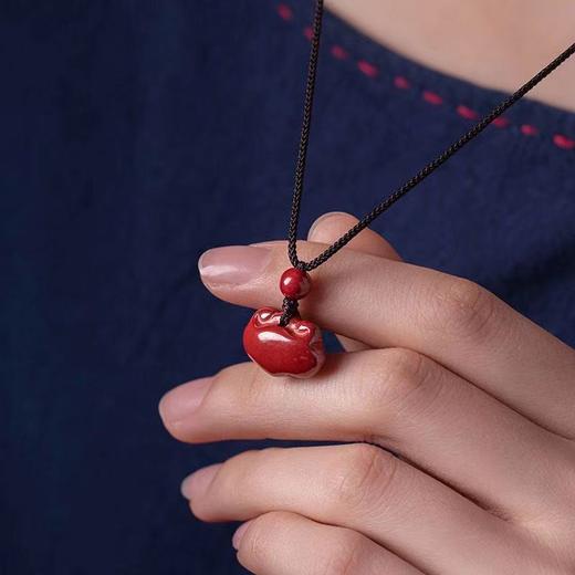 国风朱砂如意男女个性小吊坠项链手机链钥匙扣挂件 商品图7