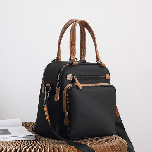 Safiya/索菲娅包包2022新款单肩手提包女款背包双肩包女包SF9135006Y 商品图4