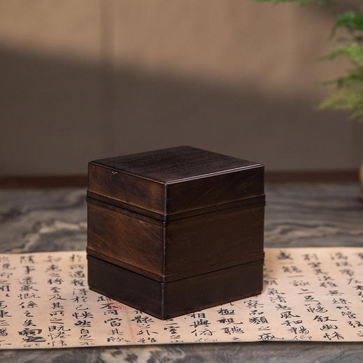 二十世纪 紫檀双层盖盒 商品图4