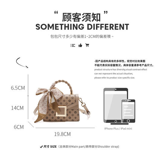 【立减30元】Safiya/索菲娅牛皮2022新款时尚单肩包包女式斜挎包手提女包SF954016Y 商品图6