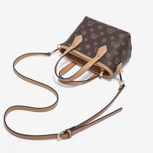 Safiya/索菲娅2022新款印花水桶包单肩包包女式斜挎包手提女包SF9151020Y 商品图3