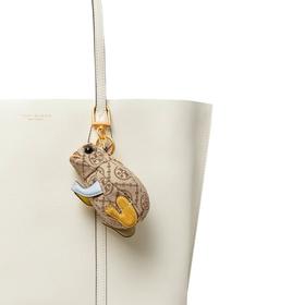 TORY BURCH 汤丽柏琦 T MONOGRAM提花钥匙扣 可放耳机