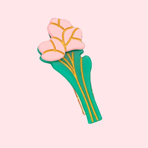 北京仓｜Coucou Suzette-Flower Power-郁金香 发夹［法国设计师］ 商品图0
