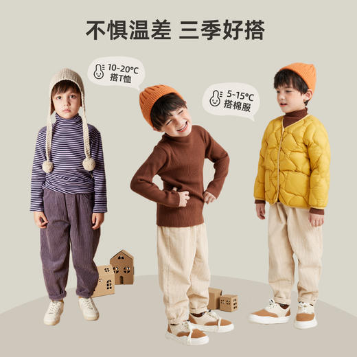 【反季清仓 一件不留】咕噜日记加绒款灯芯绒裤DZK004 商品图3