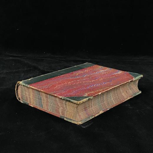 约19世纪后期 司各特诗集 约9幅插图 真皮精装32开 商品图1