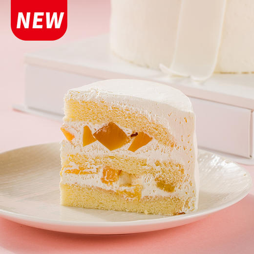 新品【小熊的守护】芒果鲜奶蛋糕，蛋糕上的小熊，是我无声的守护（福州） 商品图1