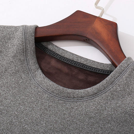 「数款配色！俞兆林保暖套装」俞兆林阳离子加绒加厚保暖内衣套装 柔细绒修身圆领保暖衣 商品图3