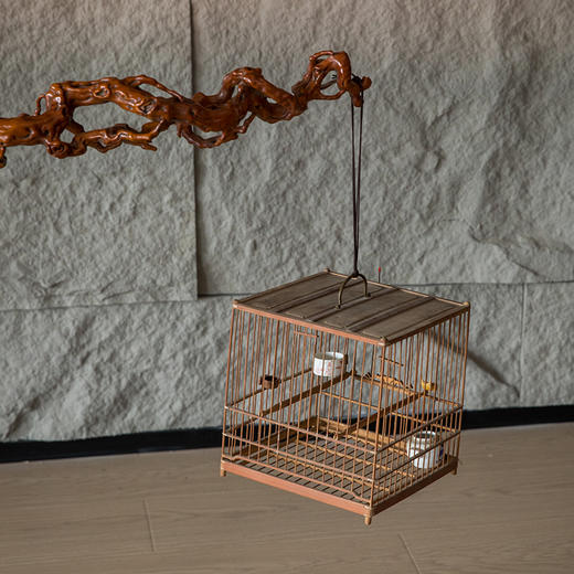 清 黄杨木透雕根形架 商品图1