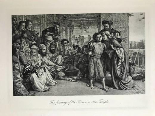 1893年 埃德温·阿诺德《世界之光》 14幅插图 漆布精装18开 商品图6