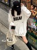 【新款宽松卫衣女】美式复古hiphop卫衣女春秋宽松ins慵懒风bf薄款港味chic早秋上衣 商品缩略图0