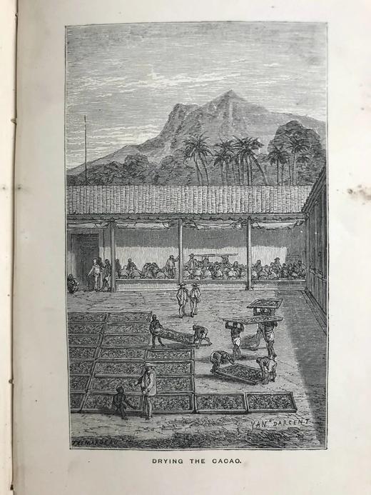 1879年 亚马逊奇观 28幅插图 漆布精装36开 商品图14