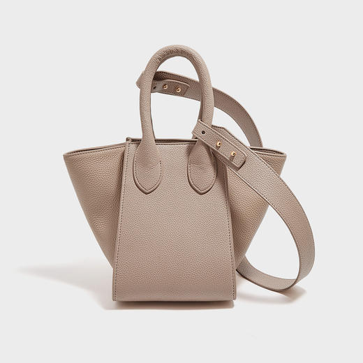 Safiya/索菲娅头层牛皮2022新款水桶包单肩包包女斜挎包手提女包SF9135011Y 商品图2