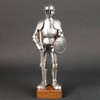独角鹿西洋古董家居摆件1910年代英国出品精细模型盔甲带橡木底座 商品缩略图0