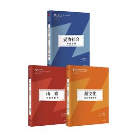 妥协社会+山寨+超文化 韩炳哲第2辑套装3册 第二辑 德国哲学界新星 倦怠社会 爱欲之死 作者韩炳哲新作 中信出版