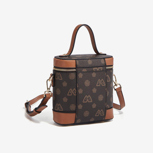 Safiya/索菲娅2022新款包包印花水桶包单肩包女式斜挎包女包SF9111013Y 商品图3