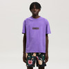 PALM ANGELS 棕榈天使 男士棉质盒子标志印花圆领短袖T恤 紫色 PMAA065F22JER001 3701 商品缩略图1