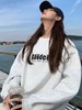 【港风简易潮流薄款男女卫衣】灰色oversize卫衣女2022新款春秋美式复古宽松炸街超火薄款上衣潮 商品缩略图4