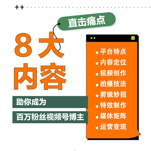 视频号博主实操攻略 内容策划视频制作后期剪辑运营变现 视频号运营教程书自媒体短视频剪辑制作账号运营公域私域流量管理 商品图2