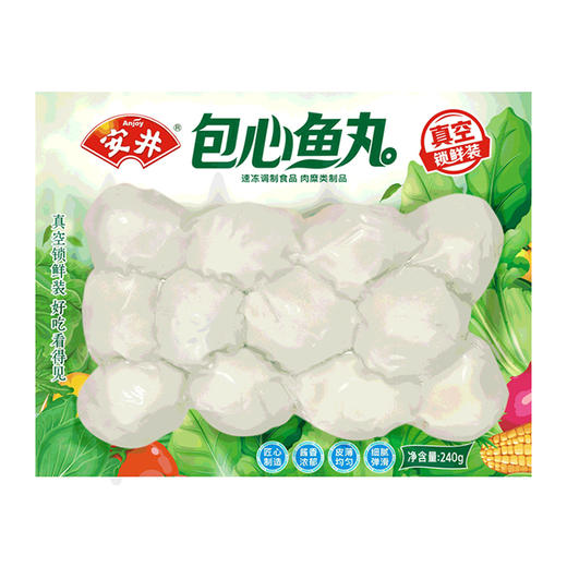 安井锁鲜装包心鱼丸240g/袋 商品图0