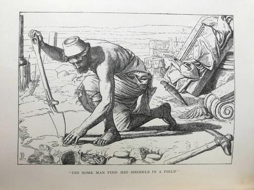 1893年 埃德温·阿诺德《世界之光》 14幅插图 漆布精装18开 商品图13