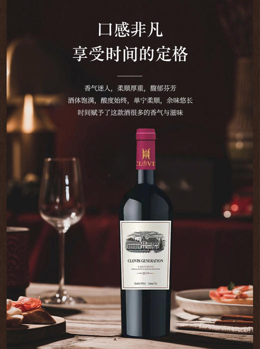 克洛维一世干红葡萄酒750ml*6瓶 商品图5