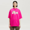 PALM ANGELS 棕榈天使 女士棉质断头熊徽标印花宽松圆领短袖T恤 粉色 PWAA017F22JER004 3260 商品缩略图1
