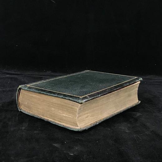 特装本！1881年 丁尼生诗集 1幅插图 全真皮精装32开 商品图1