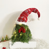 【圣诞装饰】-圣诞摆件挂件带灯绿叶无脸娃娃圣诞侏儒 商品缩略图2