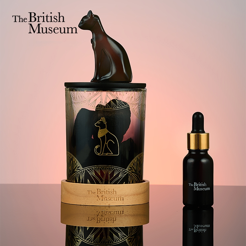 大英博物馆盖亚·安德森猫系列无火香薰晶石氛围灯礼盒
