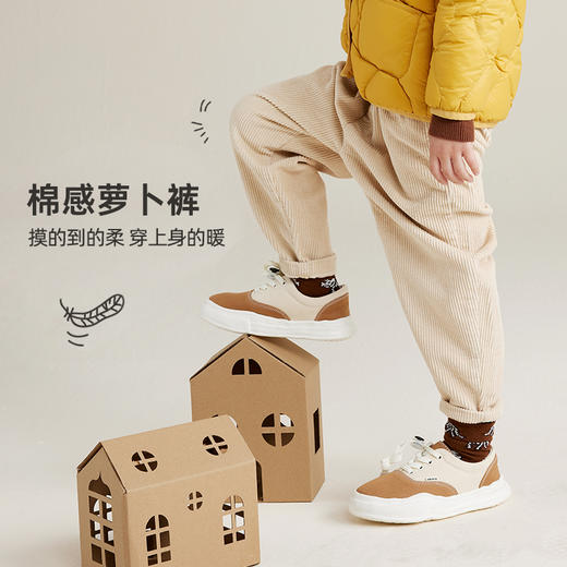 【反季清仓 一件不留】咕噜日记加绒款灯芯绒裤DZK004 商品图2