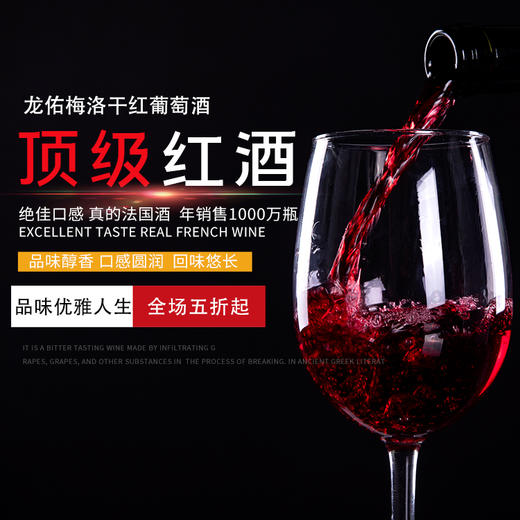 龙佑梅洛干红葡萄酒750毫升*6瓶 商品图3
