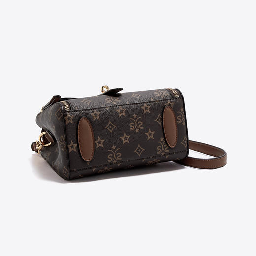 Safiya/索菲娅包包2022新款印花小方包单肩包女式斜挎包女包SF9140034Y 商品图7